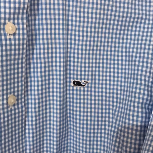 Carolina Blue Vineyard Vines Button Down Shirt - Picture 2 of 2